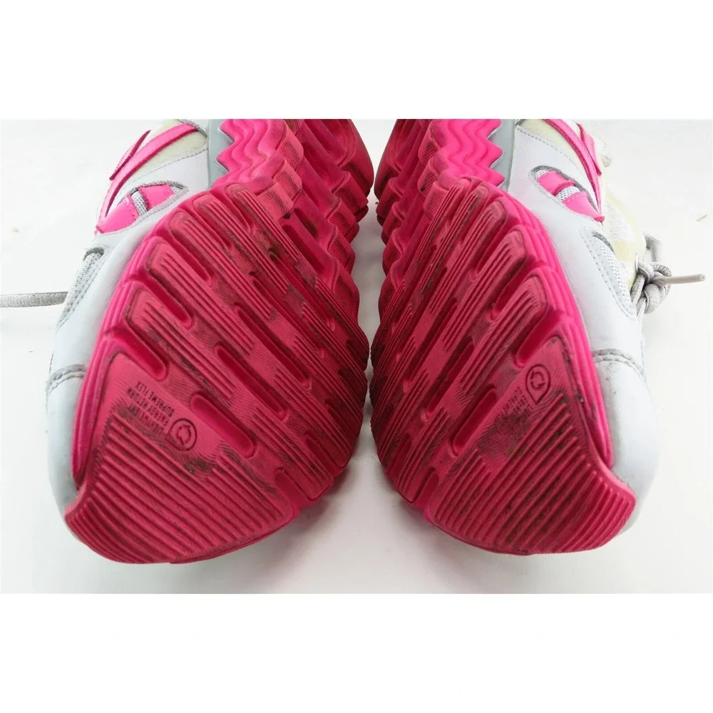Reebok Girls' Running Shoes Size 7 Gray‎ Pink Synthetic Lightweight Comfort Fit